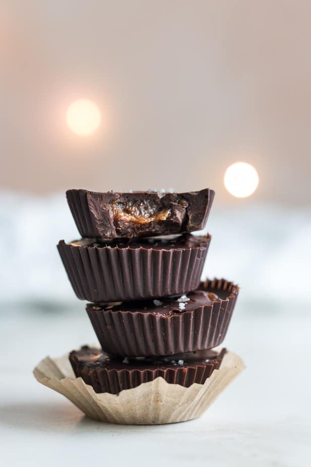 Paleo Date Caramel Cups